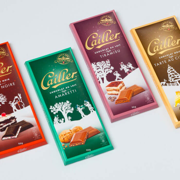 Cailler Suisse Maison Cailler POS packaging brandbook instagram