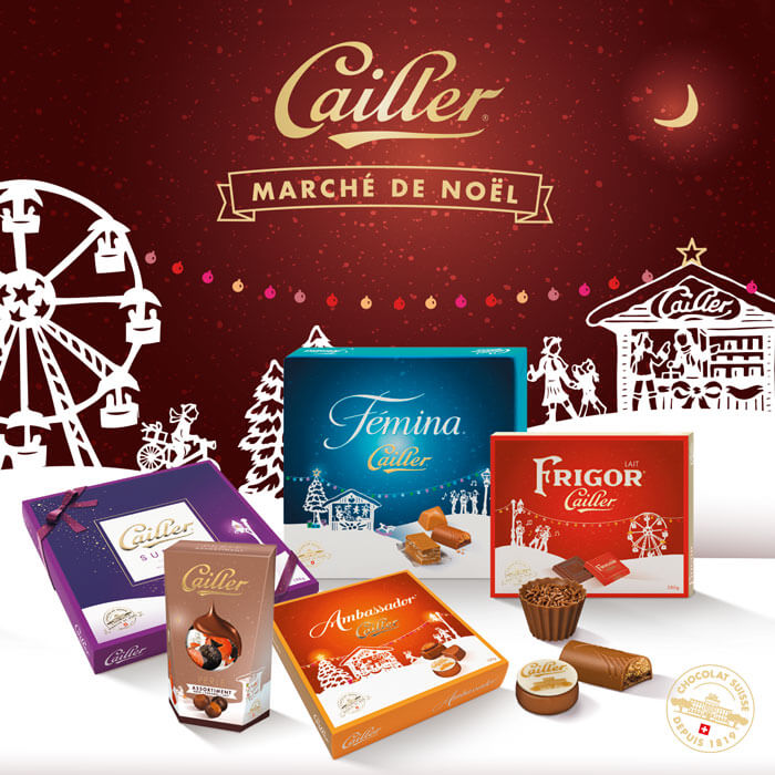 Cailler Suisse Maison Cailler POS packaging brandbook instagram