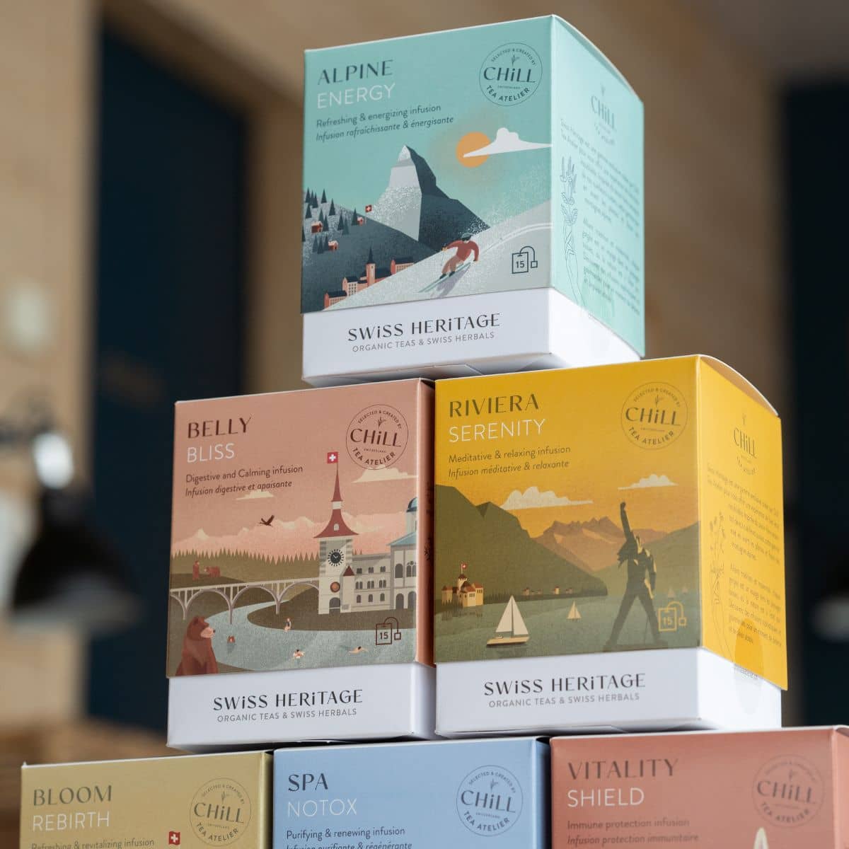 Chillteaatelier, Swiss Heritage packaging, zermatt by FanyFabryk ©sam malloth