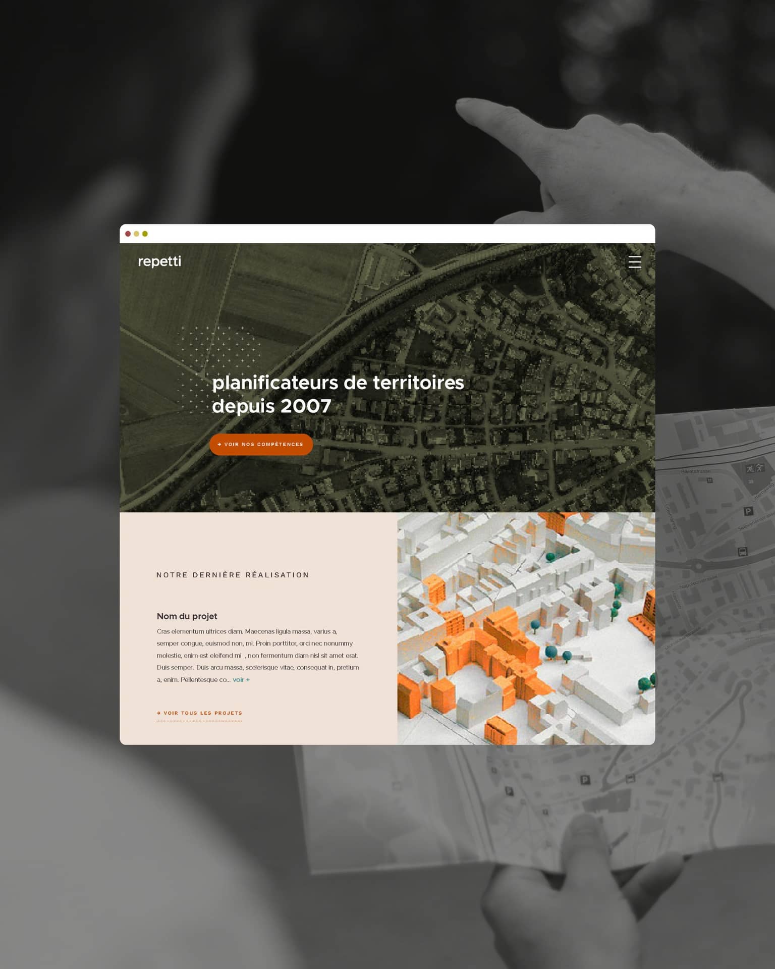 Identité visuelle et site internet — projet Repetti, studio Fany'Fabryk