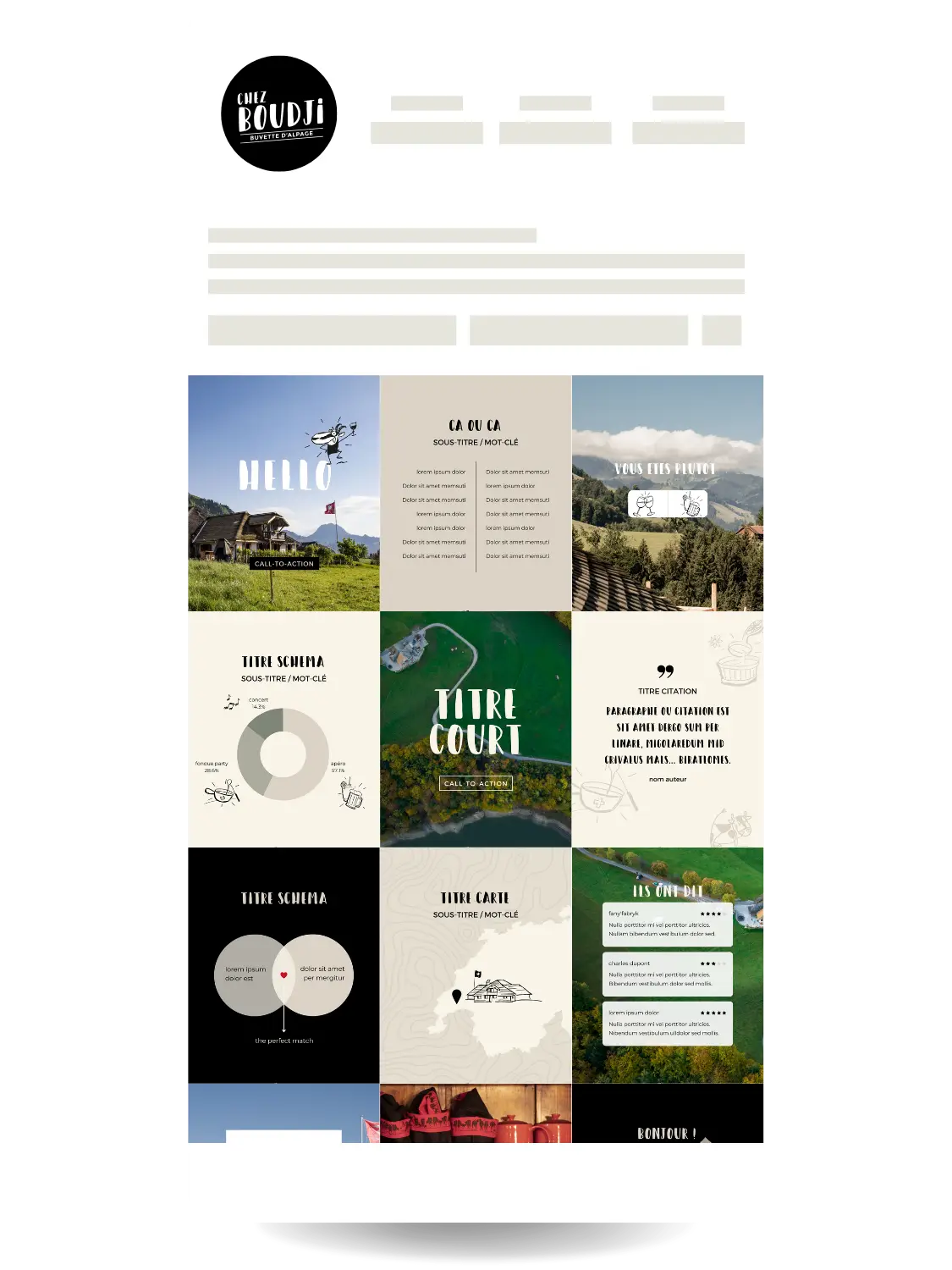 template canva adapté pour chez boudji