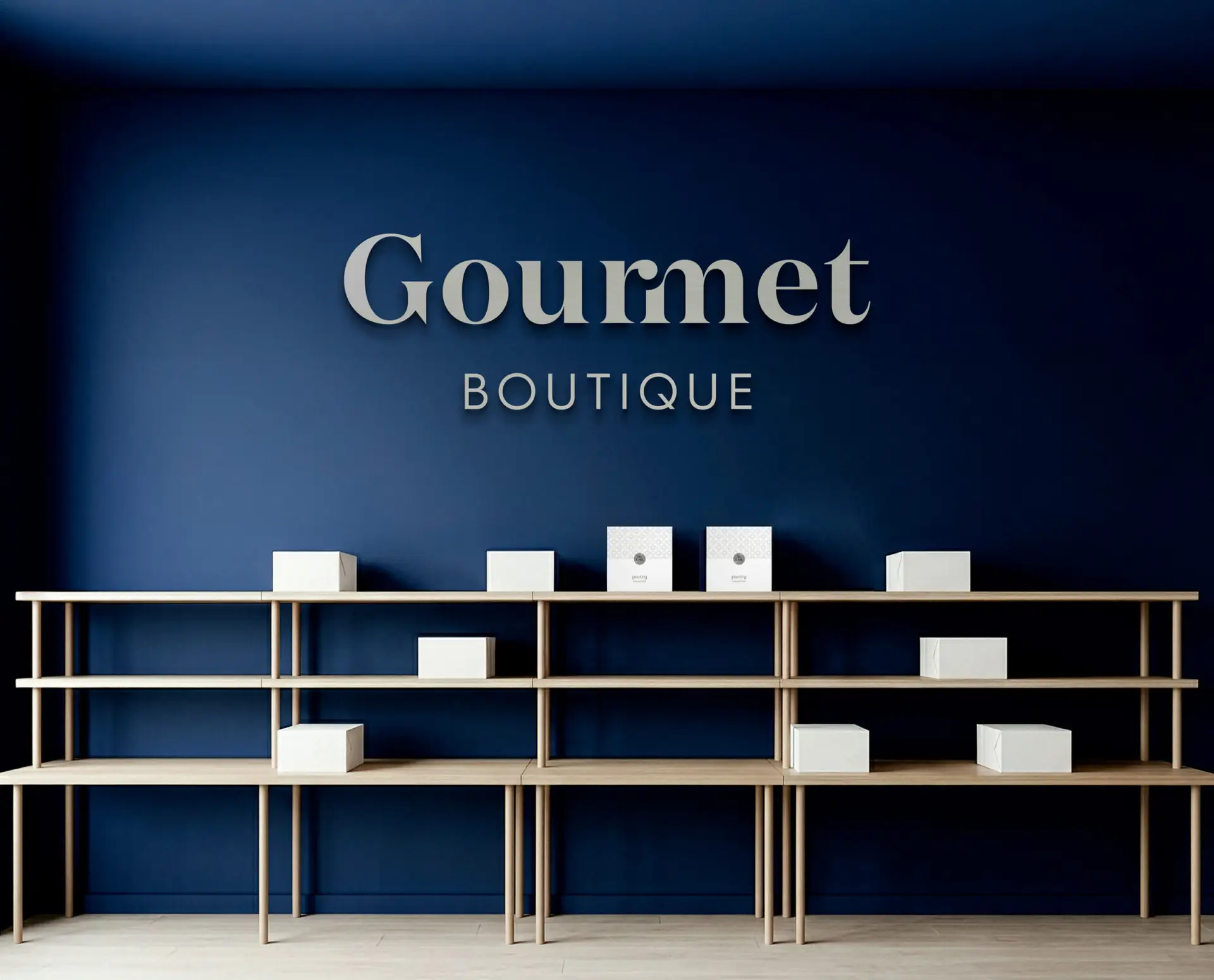 Consulting Retail Design pour Gourmet Boutique by EHL. signalétique, fléchage stands rollups, bâches vitrines, rayonnages enseignes boutiques uniformes tenues vestimentaires. EHL hospitality Business School. Practical Arts. Food & beverage. Premium sustainable packaging. Branding et packaging design stratégique. Suisse romande, Vaud, Genève, Fribourg, Valais. logotype. emballages alimentaires. safety food. Pâtisserie, confiserie, épicerie fine. Julien Boutonnet.