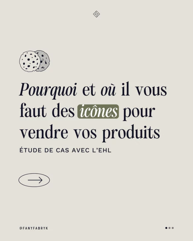 💡 USER EXPERIENCE TIPS 💡
Investir dans un set d'icônes ou illustrations sur mesure pour vendre vos produits c'est :
✷ une lecture rapide de votre offre sur le packaging, sur les réseaux ou sur votre site pour simplifier le processus d'achat de vos clients.
✷ un renforcement significatif de votre identité visuelle, et donc de la reconnaissance de votre marque.

Quel que soient vos produits, et la qualité des vos photos produits, ces icônes vous travaillerons pour vous et votre marque... L'@ehl.lausanne l'a compris en nous mandatant pour cet exercice graphique :)

☎︎ Réservez un appel découverte (lien dans la bio)⁠ si vous souhaitez travailler avec nous sur votre iconographie et votre tunnel de vente.

--------------------------

☞ 𝗙𝗮𝗻𝘆'𝗙𝗮𝗯𝗿𝘆𝗸, Creative Design

--------------------------

#hospitalityindustry 
#foodicons
#iconesproduits
#illustrations
#branding
#identitevisuelle
#stratégiedemarque
#brandstrategy
#graphicdesign
#packaging
#CustomerCareJobs 
#packdesign
#suisseromande
#lausanne
#graphisme
#suisse
#switzerland
#communicationentreprise